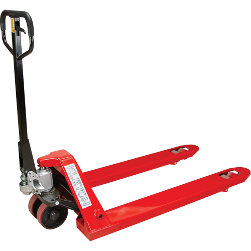 MQ053 Manual Pallet Truck, Steel, 48" L x 27" W, 5500 lbs. Capacity