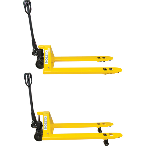 MQ141 Steel Wheel Pallet Truck, Steel, 48" L x 27" W, 5500 lbs. Capacity