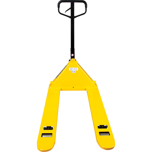 MQ141 Steel Wheel Pallet Truck, Steel, 48" L x 27" W, 5500 lbs. Capacity
