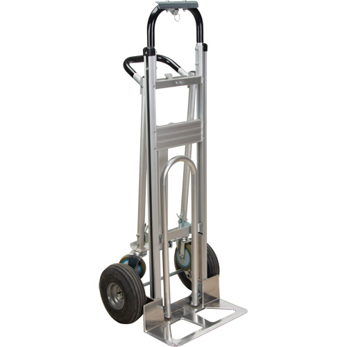 MQ149 3-in-1 Convertible Hand Truck, Aluminum, 600 lbs. Capacity