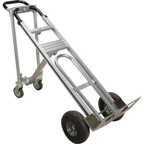 MQ149 3-in-1 Convertible Hand Truck, Aluminum, 600 lbs. Capacity