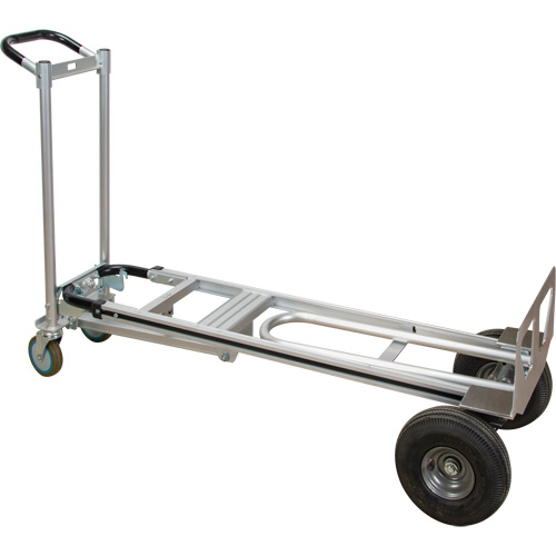 MQ149 3-in-1 Convertible Hand Truck, Aluminum, 600 lbs. Capacity
