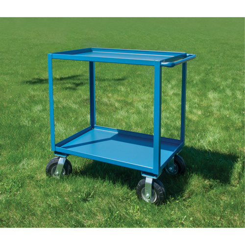 MQ160  Chariot &agrave; tablettes pour l'ext&eacute;rieur, 2 Tiers, 24" la x 39" h x 51" p, Capacit&eacute; 1200 lb