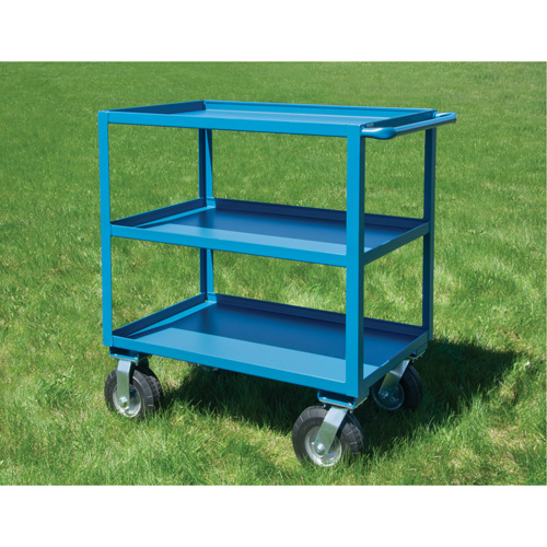 MQ163  Chariot &agrave; tablettes pour l'ext&eacute;rieur, 3 Tiers, 24" la x 39" h x 51" p, Capacit&eacute; 1200 lb