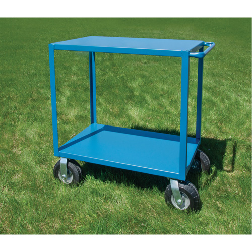 MQ166  Chariot &agrave; tablettes pour l'ext&eacute;rieur, 2 Tiers, 24" la x 39" h x 51" p, Capacit&eacute; 1200 lb