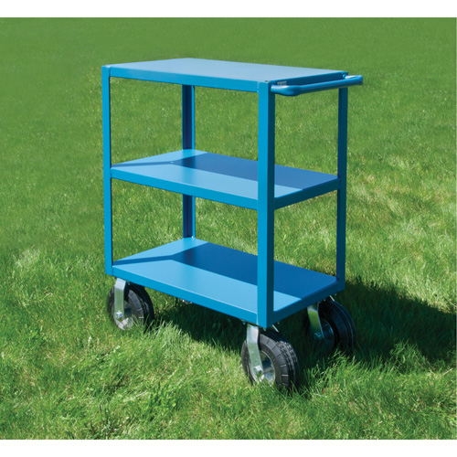 MQ168  Chariot &agrave; tablettes pour l'ext&eacute;rieur, 3 Tiers, 24" la x 39" h x 39" p, Capacit&eacute; 1200 lb
