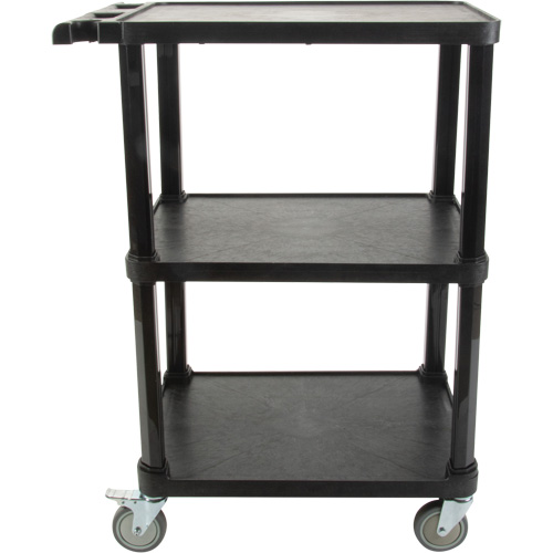MQ183 Chariot utilitaire avec tablette plate, 3 tiers, 18-1/8" x 37-3/8" x 27-3/4", Capacit&eacute; 330 lb