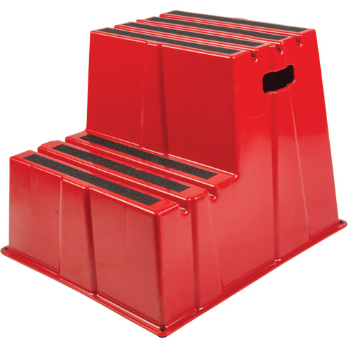 MQ202 Escabeau industriel, 2 marches, 26" x 22-7/16" x Hauteur 19-11/16"