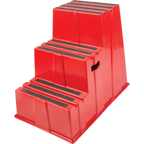 MQ203 Escabeau industriel, 3 marches, 34-13/16" x 22-7/16" x Hauteur 28-1/2"