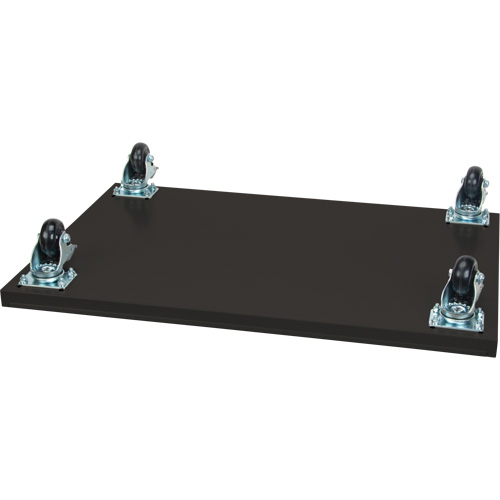 MQ204 Socle roulant pour armoire, 18" la x 36" p x 1,375" h, Capacit&eacute; de 1000 lb