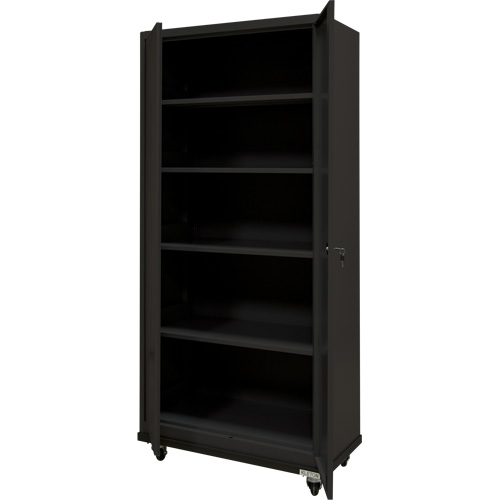 MQ204 Socle roulant pour armoire, 18" la x 36" p x 1,375" h, Capacit&eacute; de 1000 lb