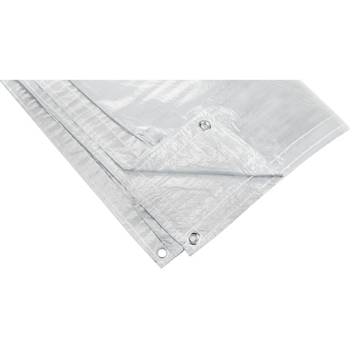 NAA390 Insulated Tarp, Polyethylene, White, 20' x 12' x 8 mils