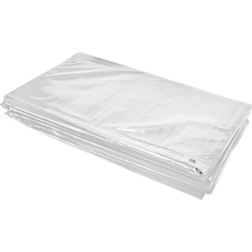 NAA390 Insulated Tarp, Polyethylene, White, 20' x 12' x 8 mils