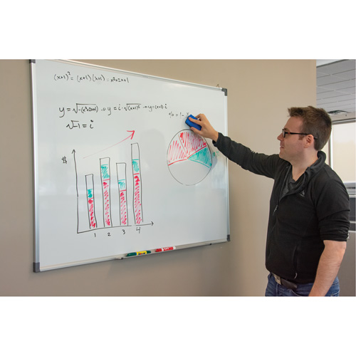 ON530 White Board, Non-Magnetic, 24" W x 18" H
