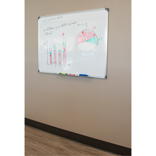 ON530 White Board, Non-Magnetic, 24" W x 18" H