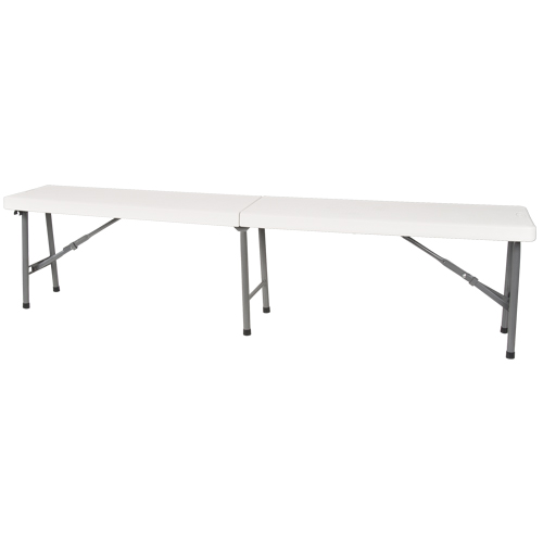 ON699 Banc pliant, Poly&eacute;thyl&egrave;ne, 72" lo x 12" la x 17" h