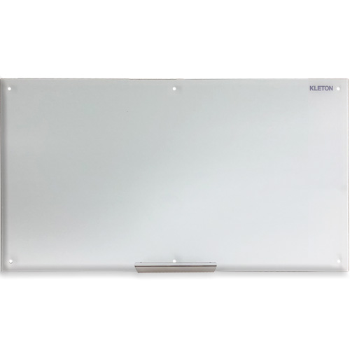 OQ912 Tableau blanc en verre, Magn&eacute;tique, 96" la x 48" h