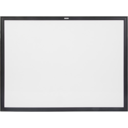 OR132 Black MDF Frame Whiteboard, Dry-Erase/Magnetic, 48" W x 36" H