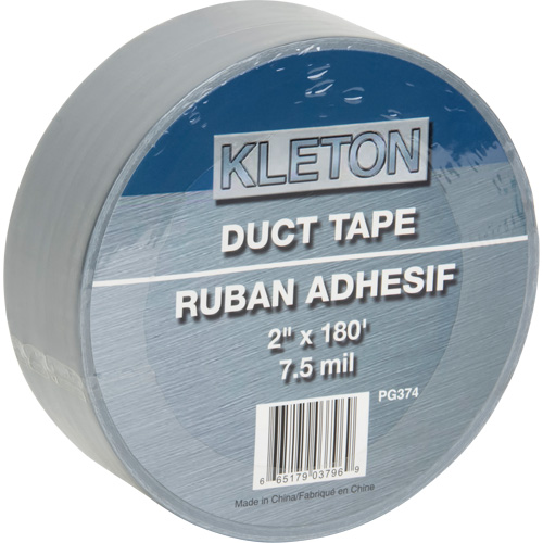 PG374 Utility Grade Duct Tape, 7.5 mils, Silver, 50 mm (2") x 55 m (180')