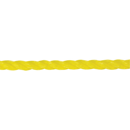 PG715 1/4" Braided Yellow Rope, Polypropylene, 1300'