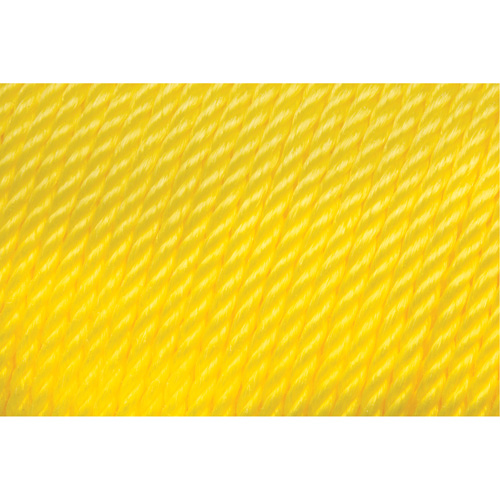 PG715 1/4" Braided Yellow Rope, Polypropylene, 1300'