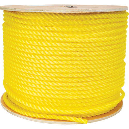 PG716 3/8" Braided Yellow Rope, Polypropylene, 630'
