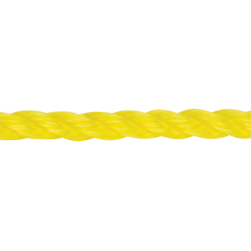 PG716 3/8" Braided Yellow Rope, Polypropylene, 630'