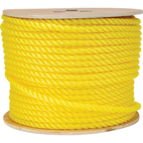 PG717 1/2" Braided Yellow Rope, Polypropylene, 335'