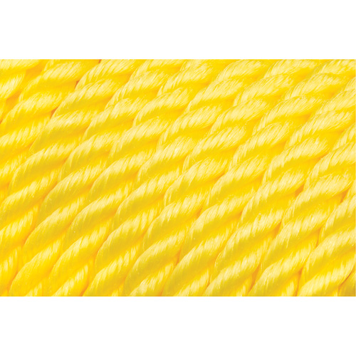 PG718 Corde jaune tress&eacute;e 5/8", Polypropyl&egrave;ne, 200'