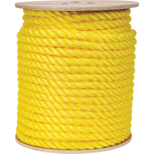 PG772 Braided Yellow Rope, Polypropylene, 300'