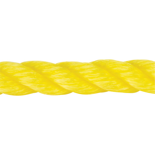 PG773 Braided Yellow Rope, Polypropylene, 144'