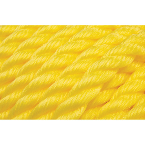 PG773 Braided Yellow Rope, Polypropylene, 144'