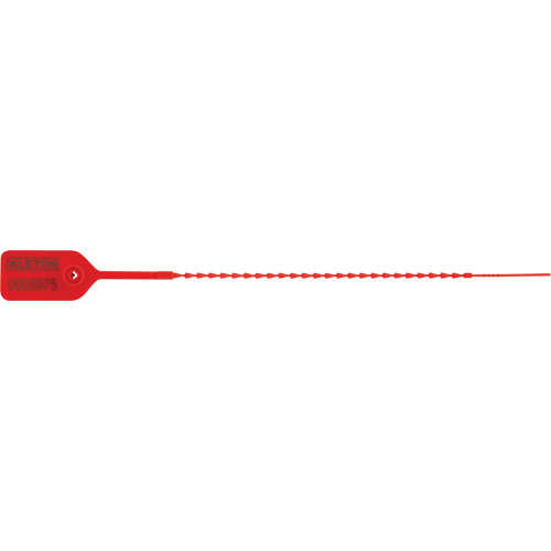 PG785 Standard-Duty Security Seal, 9", Plastic, Pull-Through