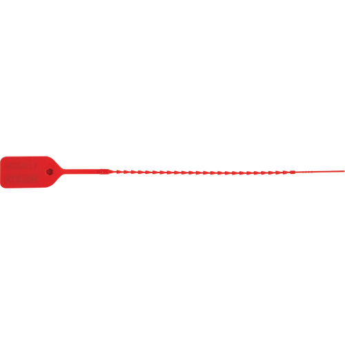 PG785 Standard-Duty Security Seal, 9", Plastic, Pull-Through