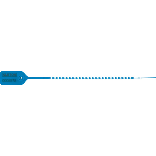 PG786 Standard-Duty Security Seal, 9", Plastic, Pull-Through