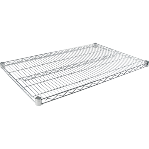 RL040 Wire Shelf for Heavy-Duty Chromate Wire Shelving, 36" W x 24" D, 800 lbs. Capacity