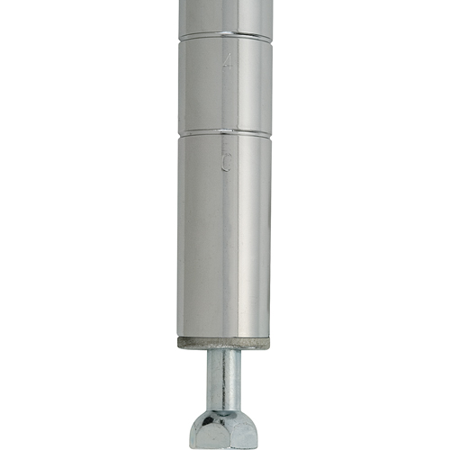 RL056 Pieds de nivellement pour &eacute;tag&egrave;re en treillis chromat&eacute;