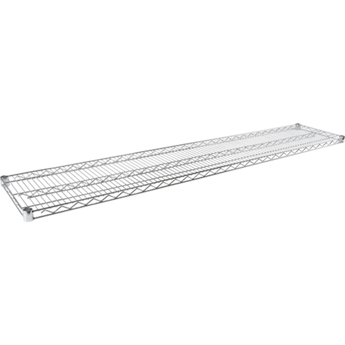 RL609 Wire Shelf for Heavy-Duty Chromate Wire Shelving, 60" W x 14" D, 600 lbs. Capacity