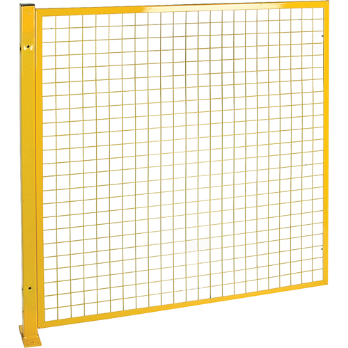 RL849 Protecteur de p&eacute;rim&egrave;tre de style treillis, 4' h x 4' la, Jaune