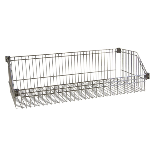 RN551 Wire Basket Shelf, 24" W x 48" D, 400 lbs. Capacity