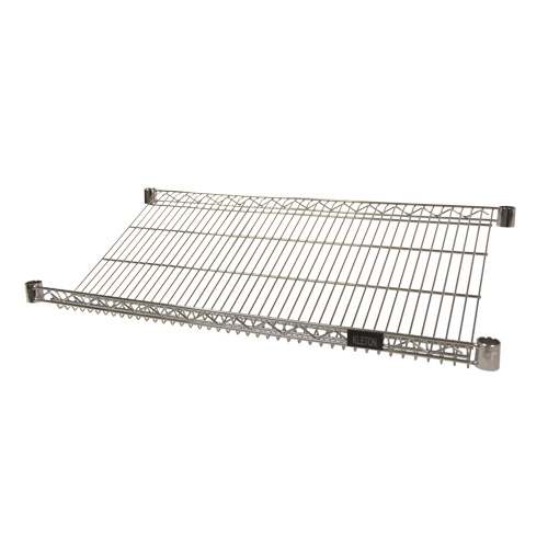 RN552 Wire Slanted Shelf, 18" W x 36" D, 400 lbs. Capacity