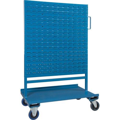 RN555 Support combin&eacute; bac/panneau perfor&eacute;, &agrave; deux c&ocirc;t&eacute;s, 38" la x 24-1/2" p x 55" h