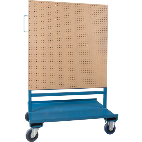 RN555 Support combin&eacute; bac/panneau perfor&eacute;, &agrave; deux c&ocirc;t&eacute;s, 38" la x 24-1/2" p x 55" h