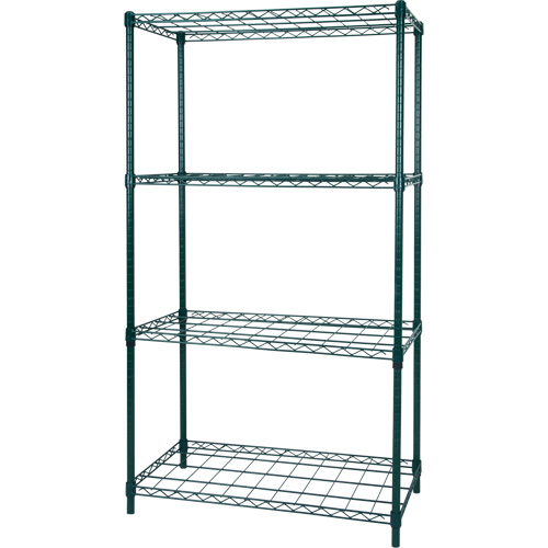 RN780 Dry Rack Shelving, 4 Tiers, 36" W x 63" H x 18" D