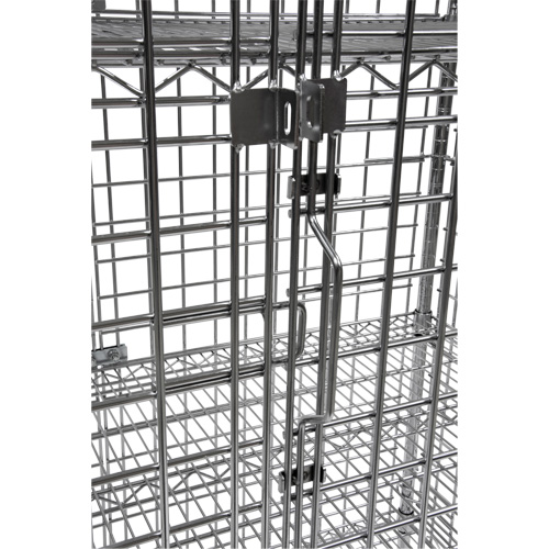 RN804 Security Cart, Chrome Plated, 48" x 69" x 24", 500 lbs. Capacity