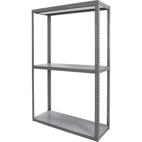 RN933 &eacute;tag&egrave;re robuste, Acier, Boulonn&eacute;, Capacit&eacute; 3000 lb, 36" la x 72" h x 24" p