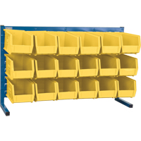 CB156 Rayonnage &agrave; persienne avec bacs, 18 bacs, 36" la x 8-1/4" p x 22" h
