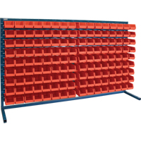 CB173 Rayonnage &agrave; persienne avec bacs, 144 bacs, 72" la x 15" p x 40" h