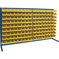 CB174 Rayonnage &agrave; persienne avec bacs, 144 bacs, 72" la x 15" p x 40" h