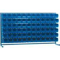CB175 Rayonnage &agrave; persienne avec bacs, 72 bacs, 72" la x 15" p x 40" h